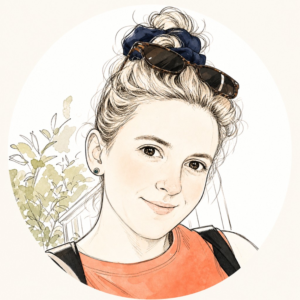 Illustrated portrait of Clara